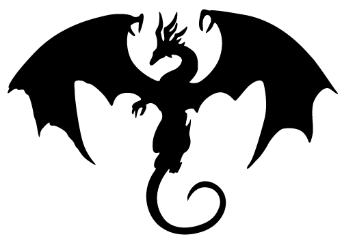 Dragon Silhouette | Free Download Clip Art | Free Clip Art | on ...