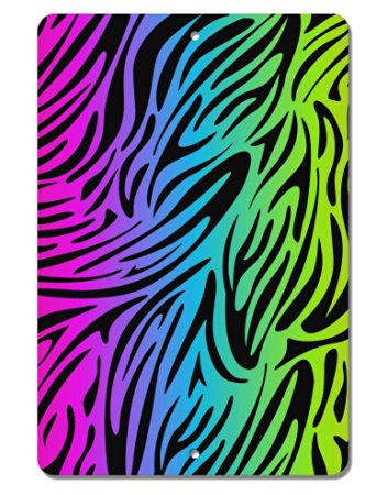Buy TooLoud Rainbow Zebra Print Aluminum Paper Clip Bookmark All ...
