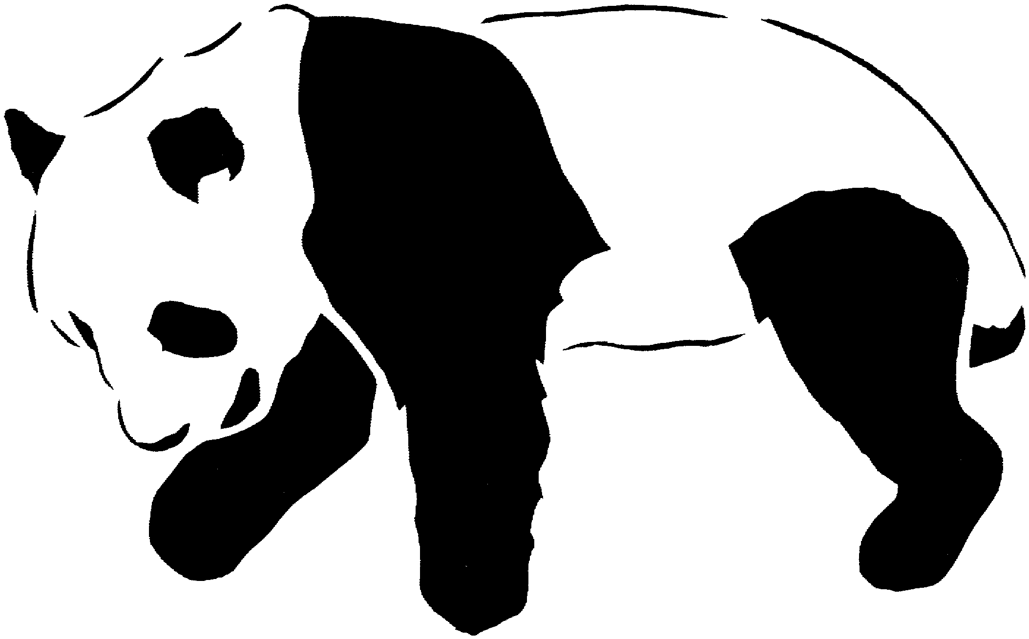 Cute Black And White Panda Colouring Sheet - ClipArt Best