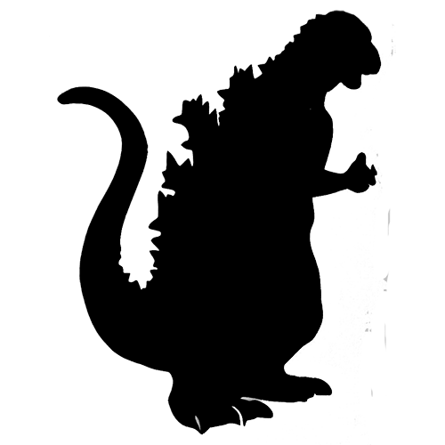 Godzilla Silhouette Vector Free - ClipArt Best