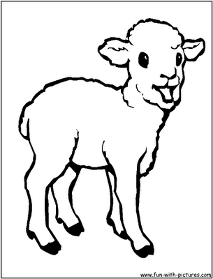 Baby lamb coloring pages - Coloring Pages & Pictures - IMAGIXS