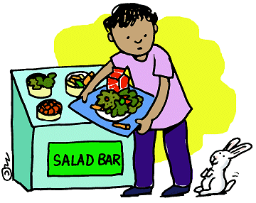 salad bar (in color) - Clip Art Gallery