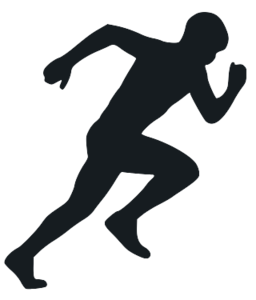 Running Man Silhouette SVG Picture