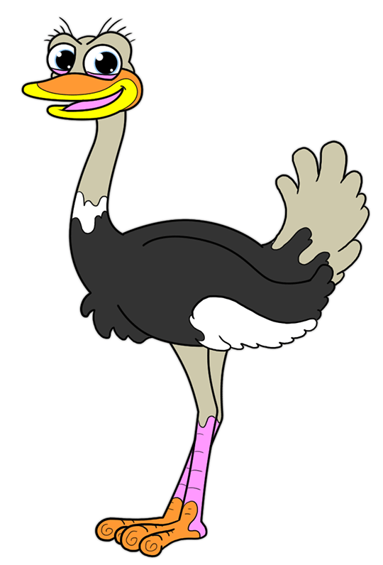 Ostrich Cartoon - ClipArt Best