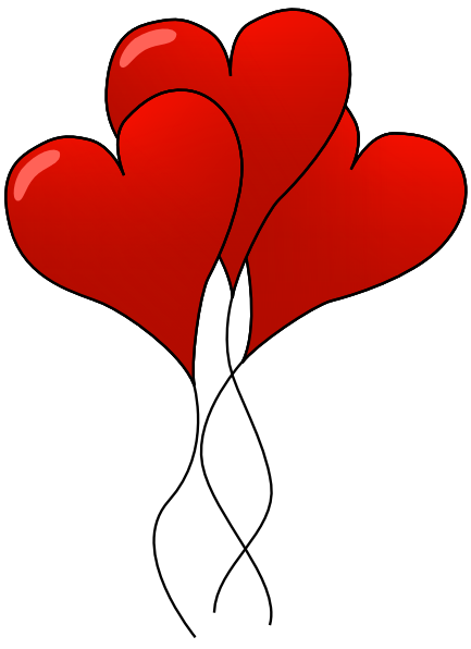 Free Valentine Hearts Clipart, 5 pages of Public Domain Clip Art