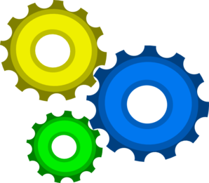 Three Gear Combo By Mark W-p Clip Art - vector clip ...