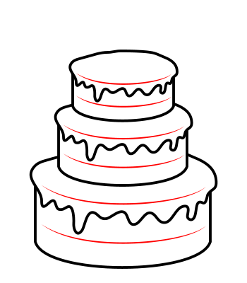 Birthday Cake Outline - ClipArt Best