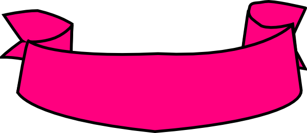 Ribbon Banner Pink clip art - vector clip art online, royalty free ...