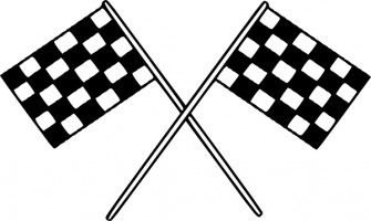 Checkered Flag clip art Free vector in Open office drawing svg ...