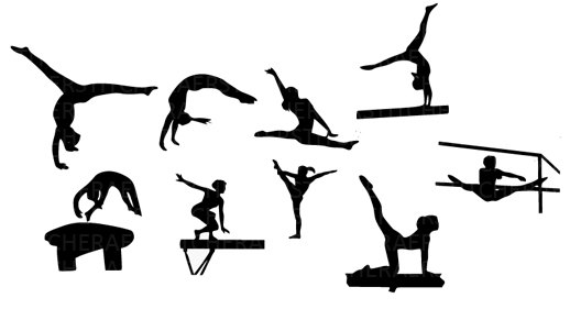Free clip art gymnastics