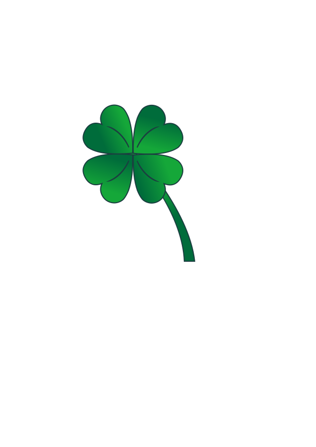 4 leaf clover clip art | Hostted