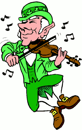 Dancing Leprechaun Clipart