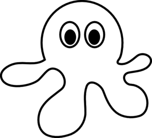 Octopus Outline clip art - Free Clipart Images