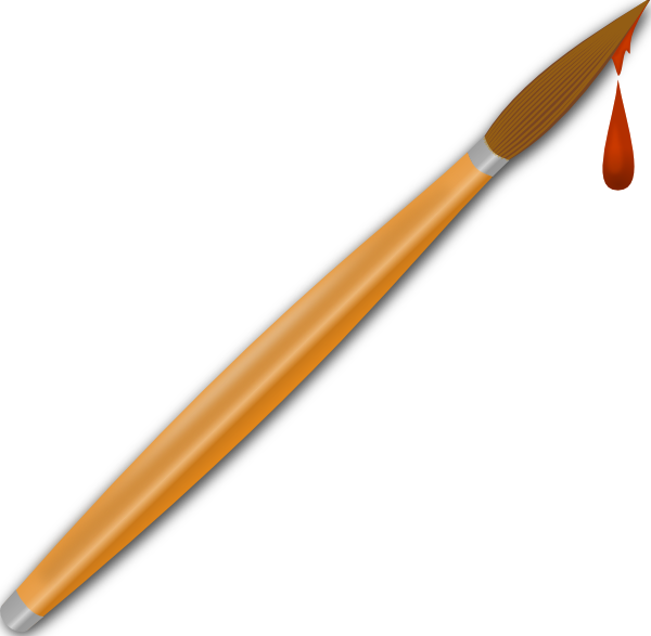Cartoon Pictures Of Paint Brushes