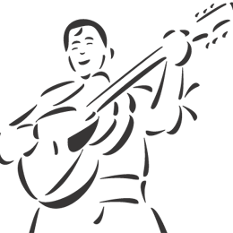 Rock And Roll Guitar Clip Art - Free Clipart Images