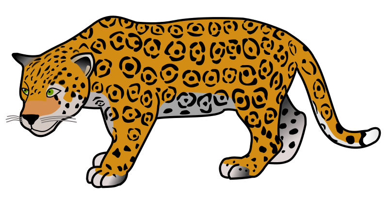 Jaguar Clip Art Black And White - Free Clipart Images