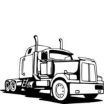 Big rig 24 wheeler Clip Art - Free Clipart Images