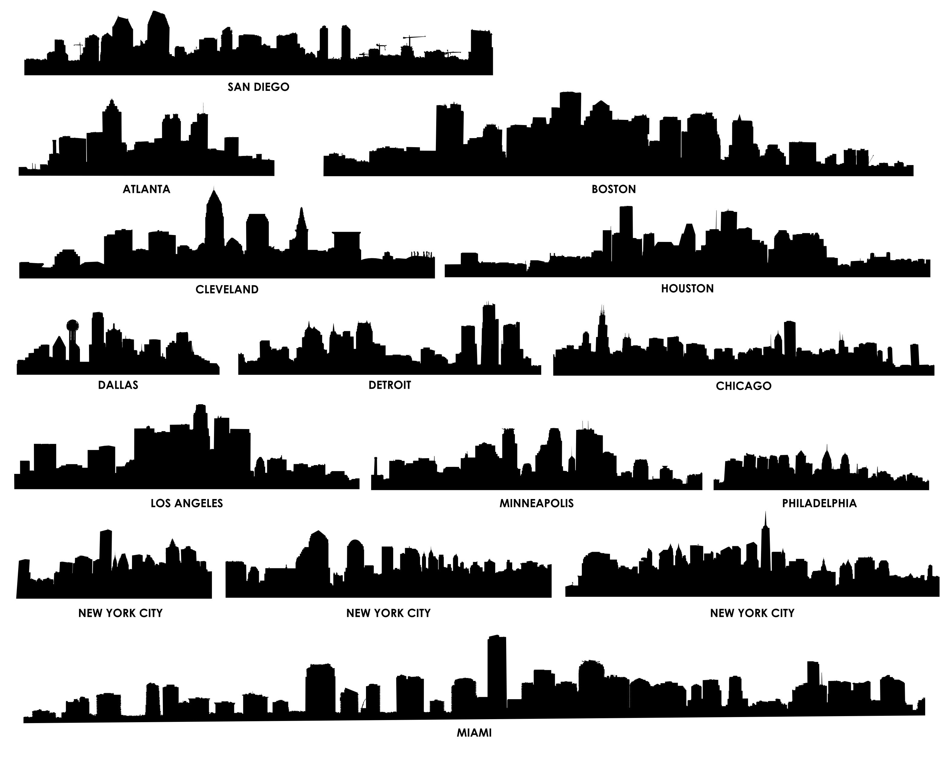 Minneapolis Skyline Vector