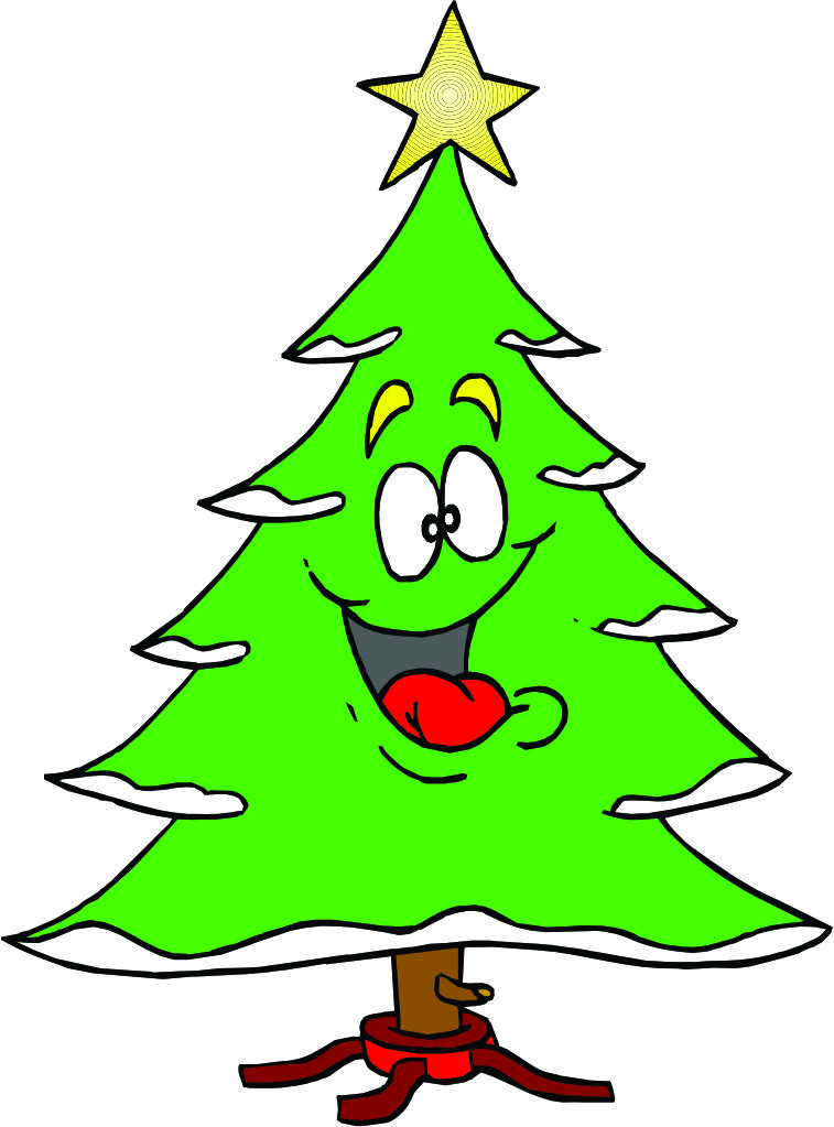 Cartoon Christmas Tree Vector Stock © Emaria 4406256