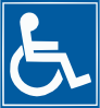 Disabled Parking Sign clip art - vector clip art online, royalty ...