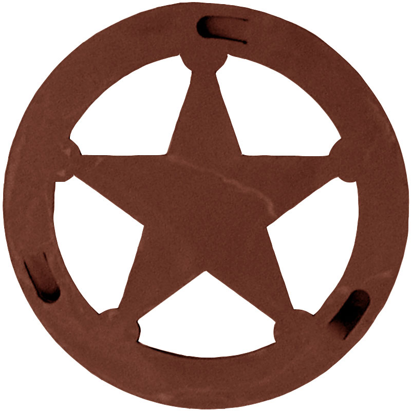 Texas Star Round Trivet by Ironwood Industries - NC Rustic ...