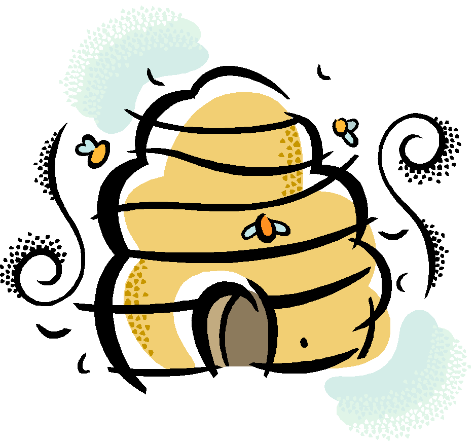 Cartoon Pictures Of Bee Hives