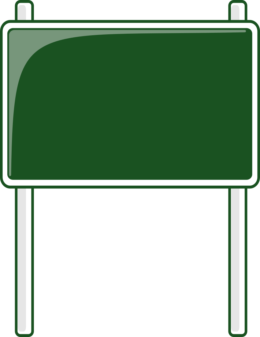 Road sign clip art