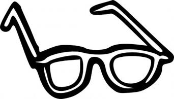 Grayscale Colored Geek Nerd Glasses Sunglasses Free Vectors ...