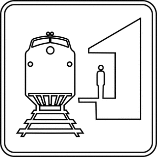 Train station clip art