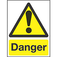 Electrical Safety "Danger High Voltage" Sign 210 x 148mm | Warning ...