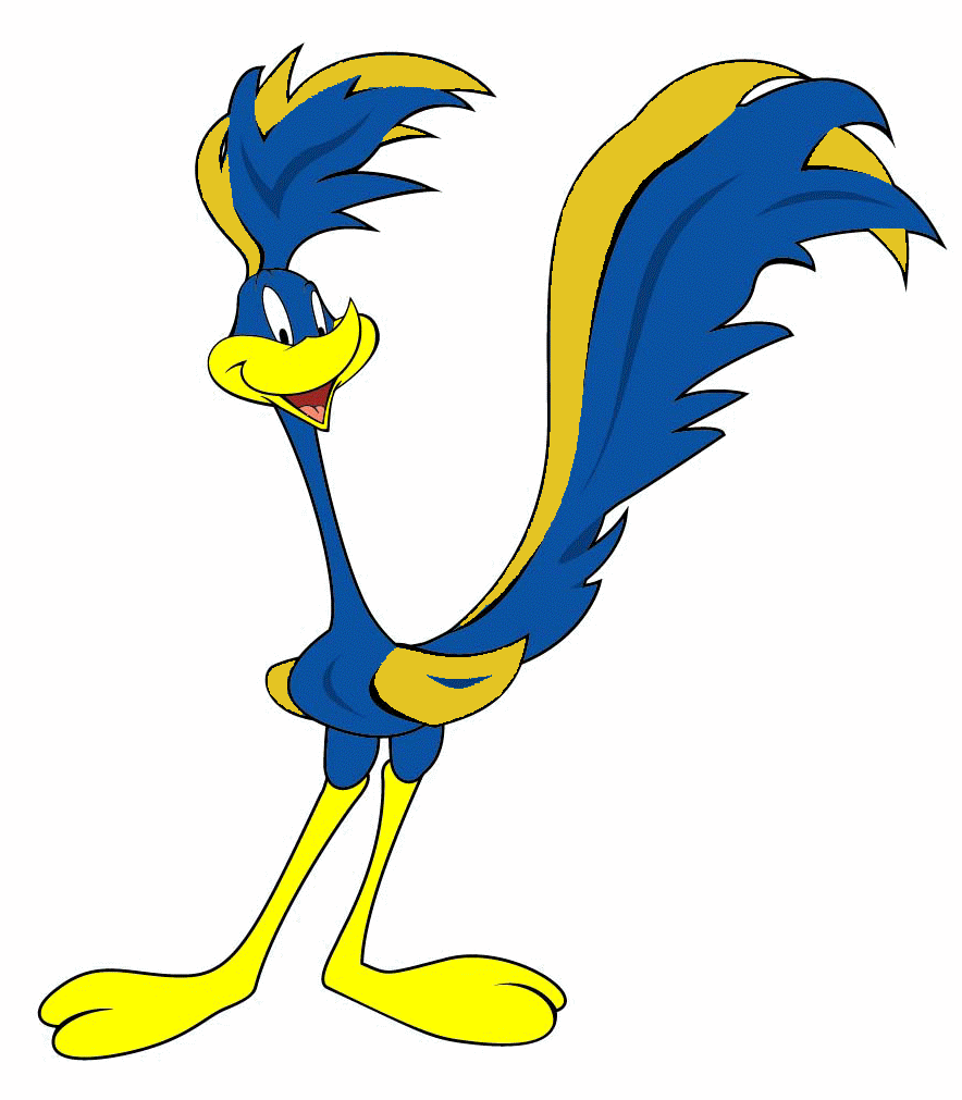 Clipart of road runner