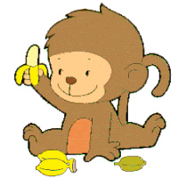 Monkey With Banana Pictures, Images & Photos | Photobucket