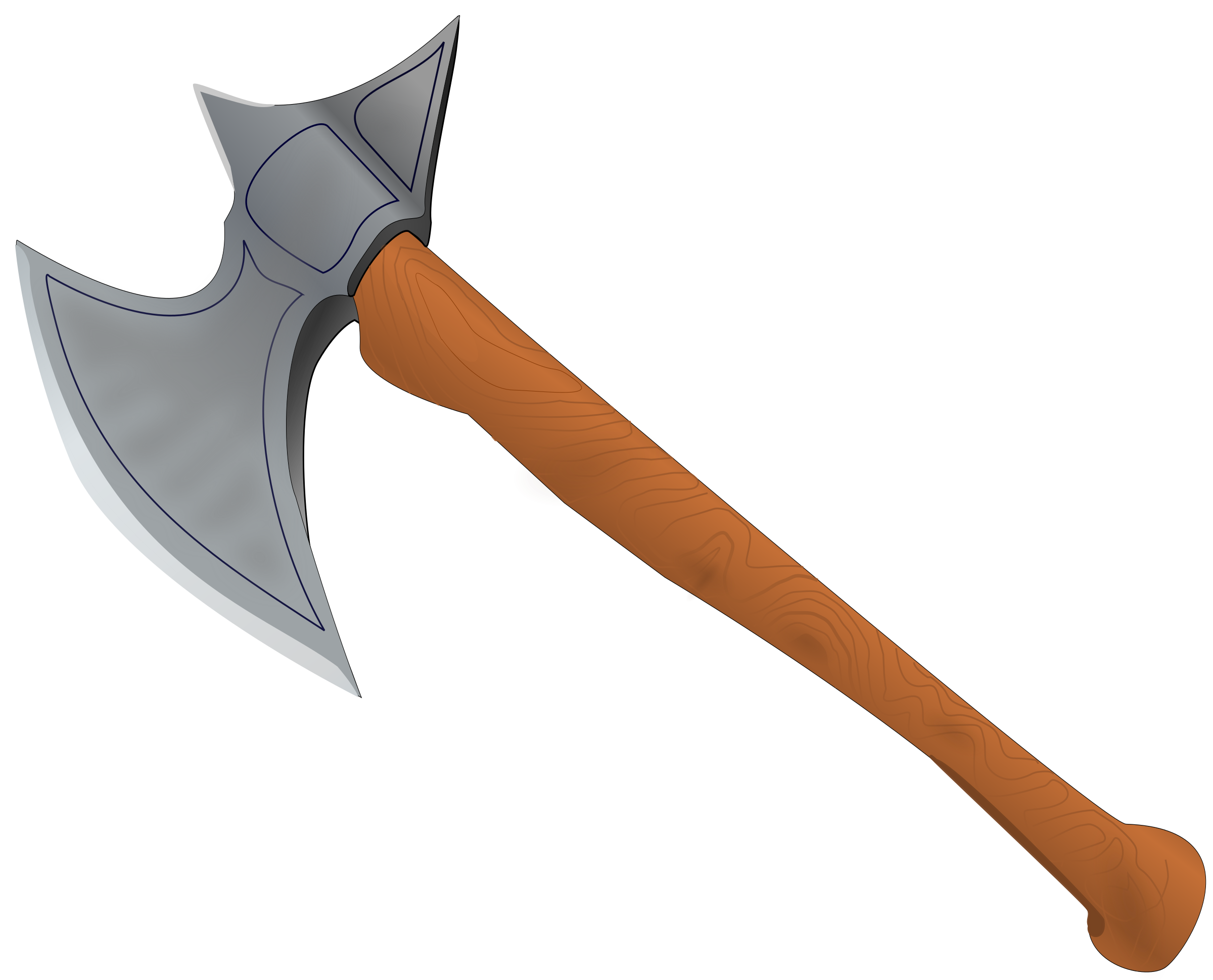 Battle axe clipart