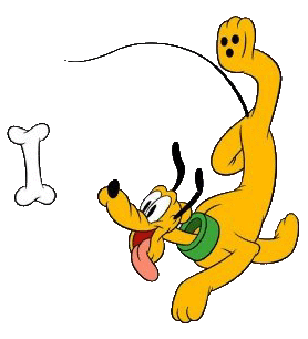 Pluto The Dog With Bone - ClipArt Best