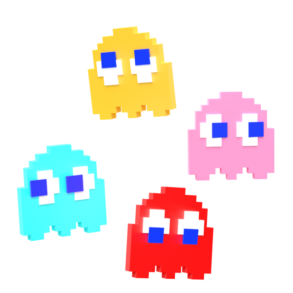 Pac Man Ghosts by Nibroc-Rock on DeviantArt