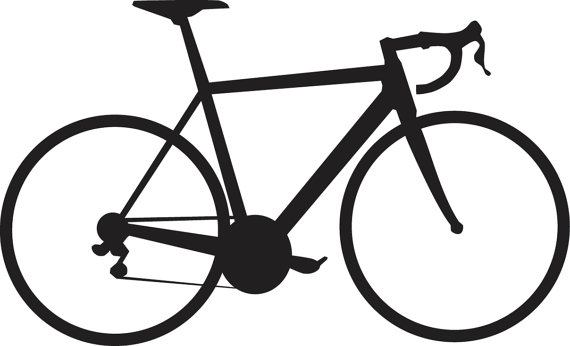 Bike Clip Art Black And White - Free Clipart Images