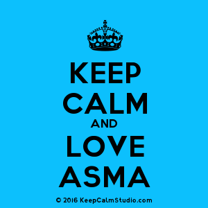 Keep Calm and Love Asma' design on t-shirt, poster, mug and many ...