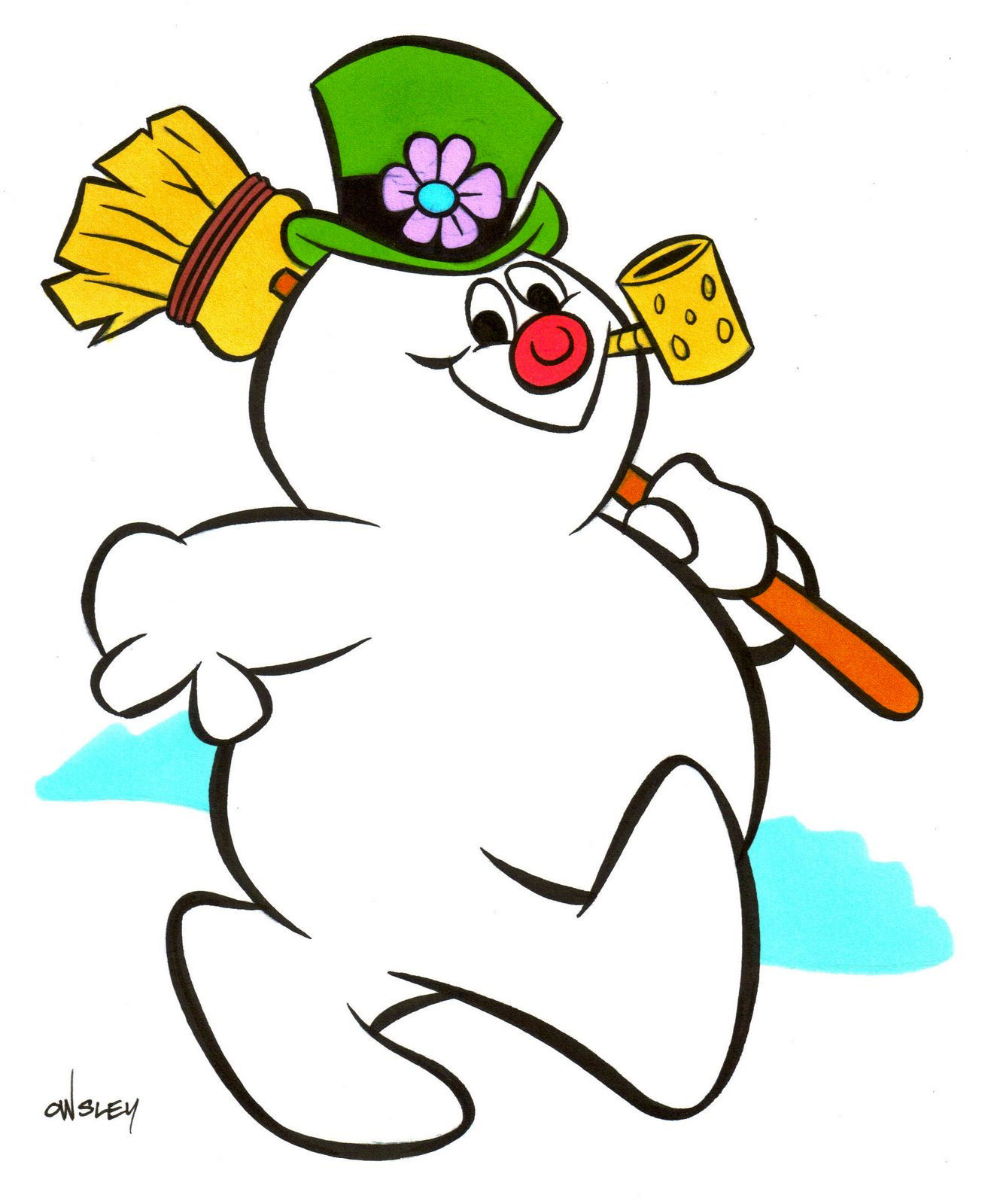 Patrick Owsley Cartoon Art and More!: FROSTY THE SNOWMAN and HEAT