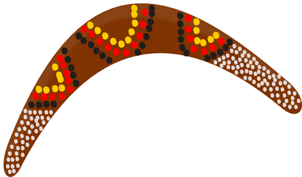 Boomerang Template Aboriginal - ClipArt Best