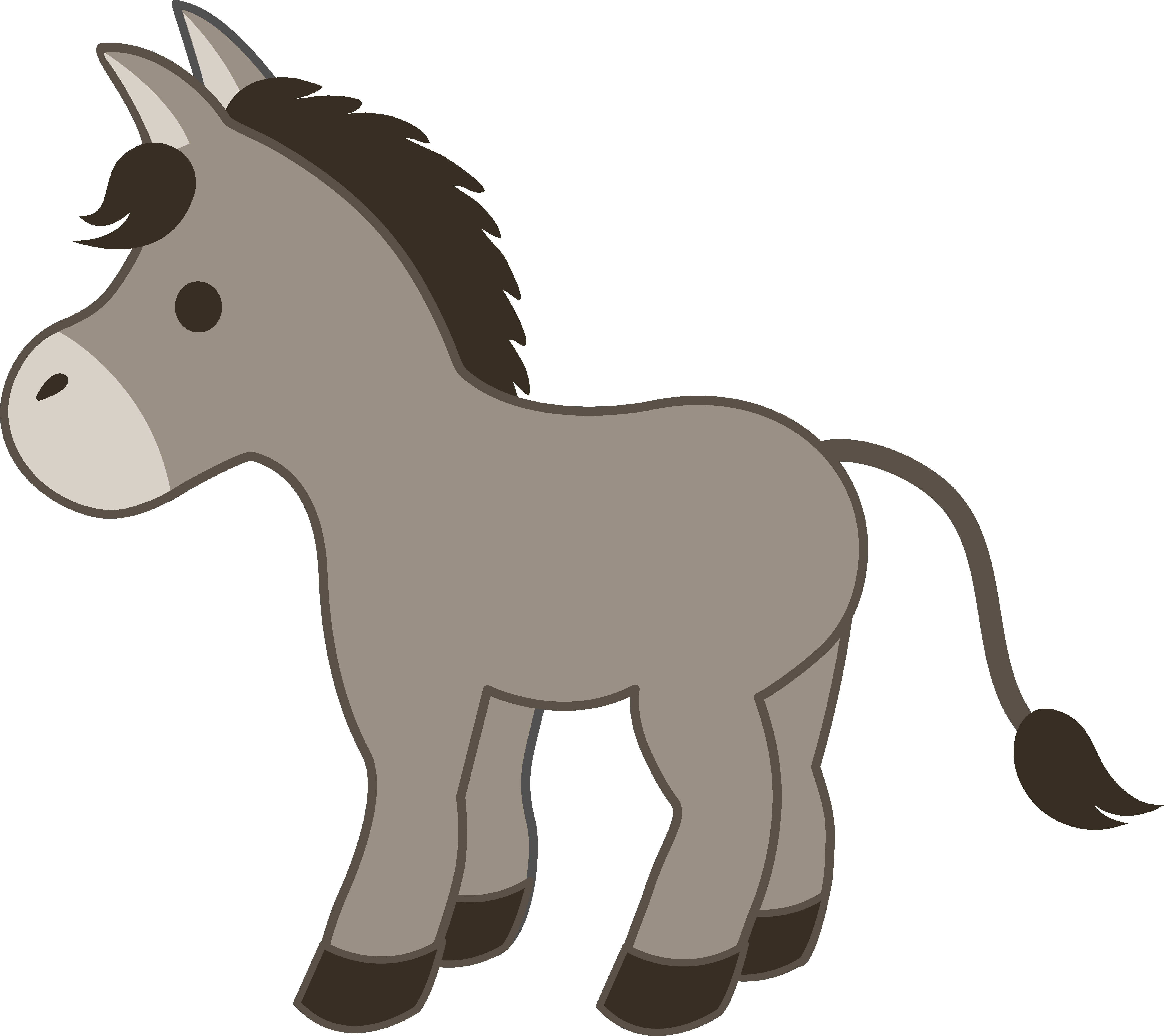 Donkey Drawing - ClipArt Best