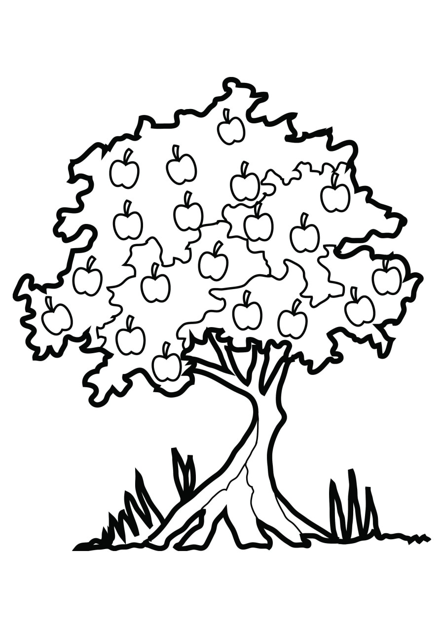 41 Tree Coloring Pages Uncategorized printable coloring pages ...