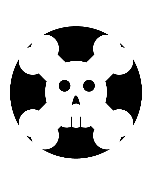 Pirate skull - Free Printable Coloring Pages