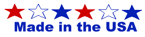 Labor Day clip art of a row of red and white and blue stars with Labor