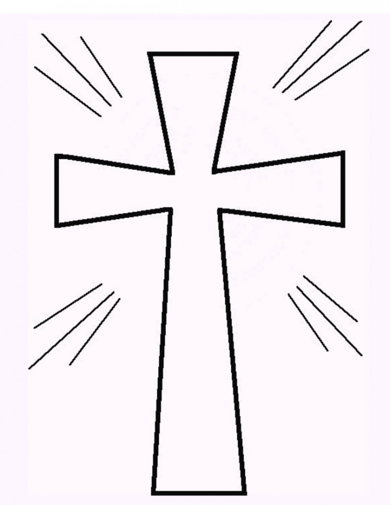 Coloring Pages Of Crosses With Flowers Cross coloring pages ...