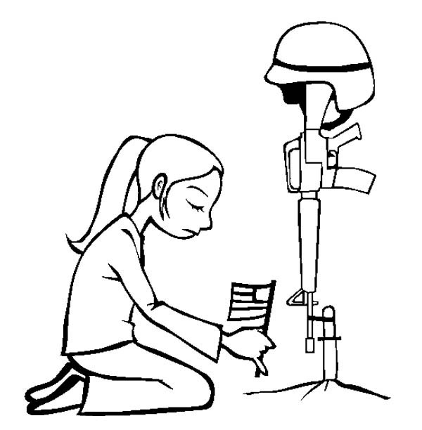 remembrance day soldiers drawing