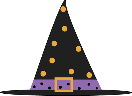 Witches hat clipart