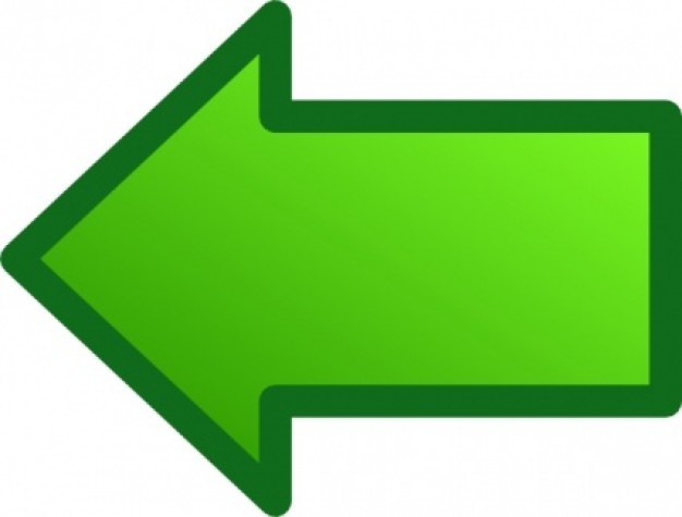 Green Arrows Set Left clip art | Download free Vector