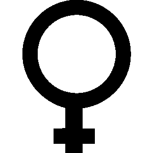 Woman sign clipart