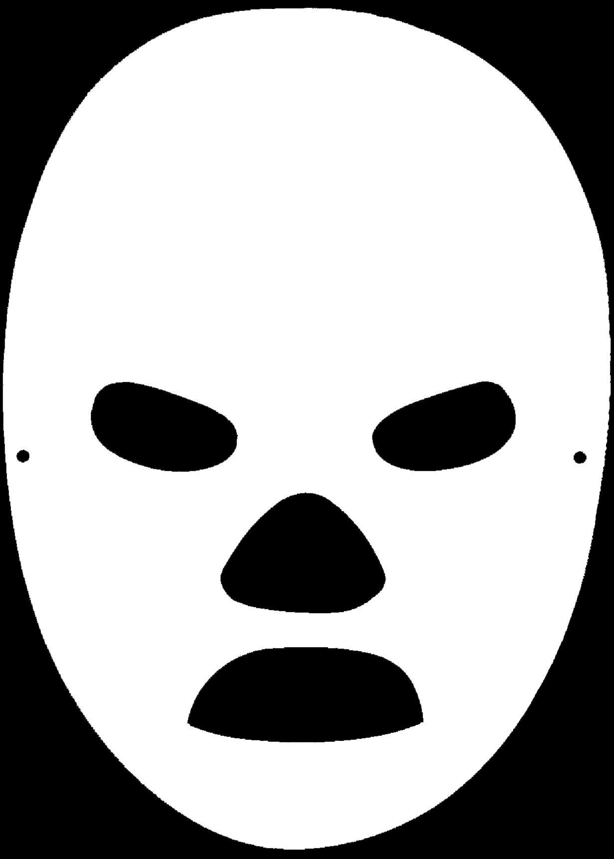 Best Photos of Blank Mask Printable Template - Full Face Mask ...