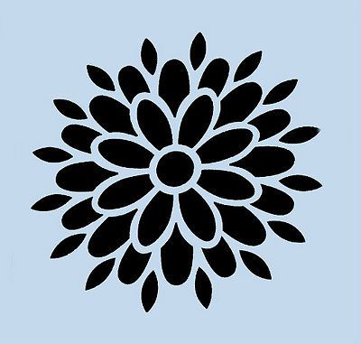 Flower Stencil Templates. flower template stencil pattern free ...